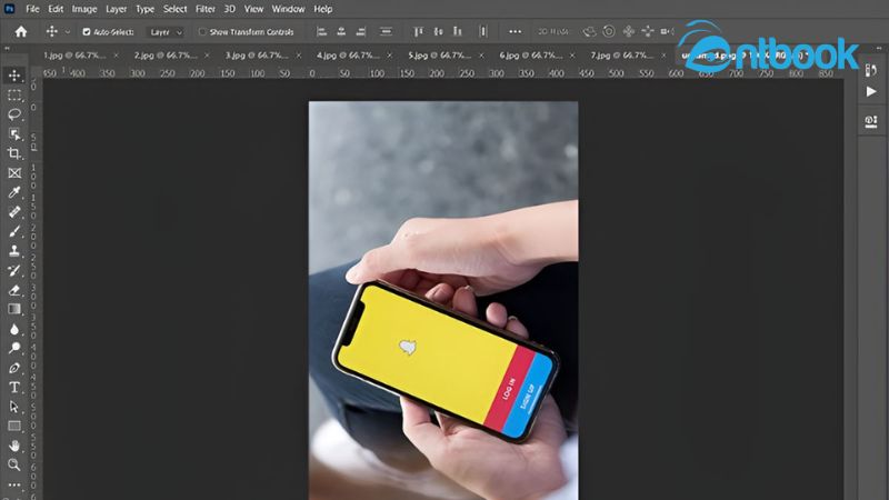 cách xoay ảnh trong Photoshop