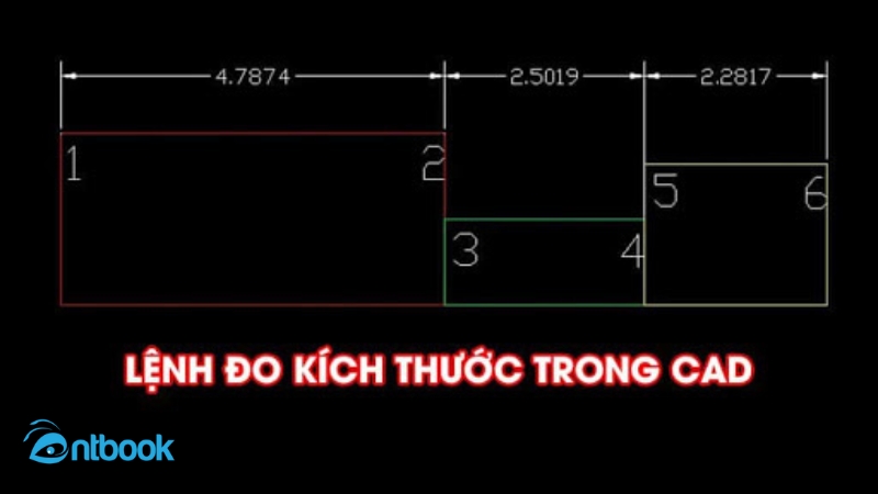 lệnh đo chiều dài trong CAD