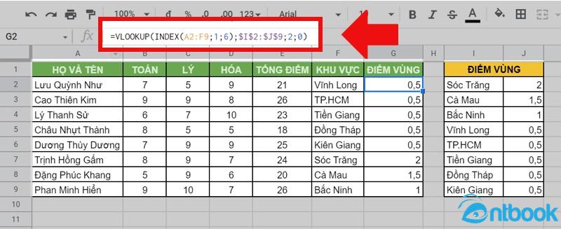 Hàm Index Match