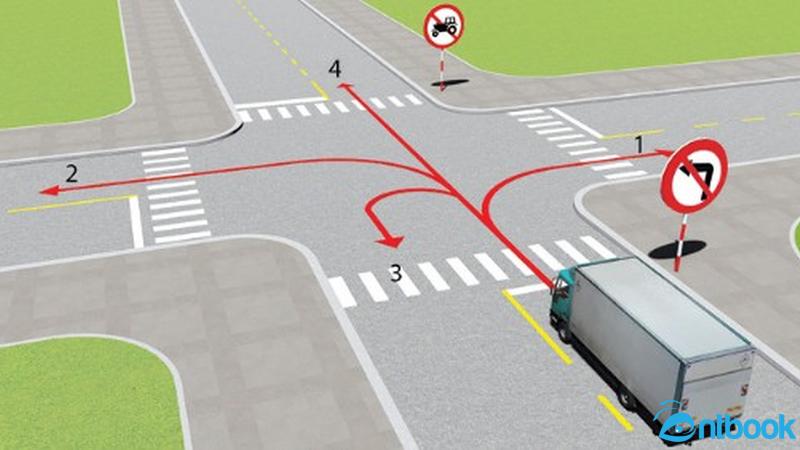 Những hướng nào ô tô tải được phép đi