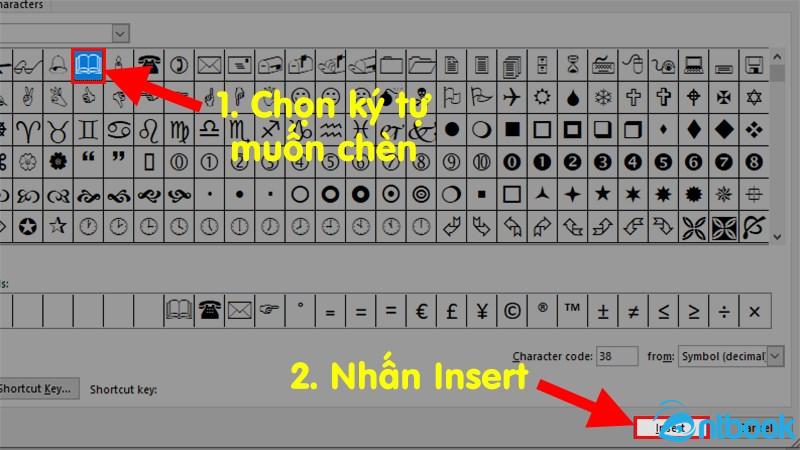 Cách chèn ký tự đặc biệt trong Word