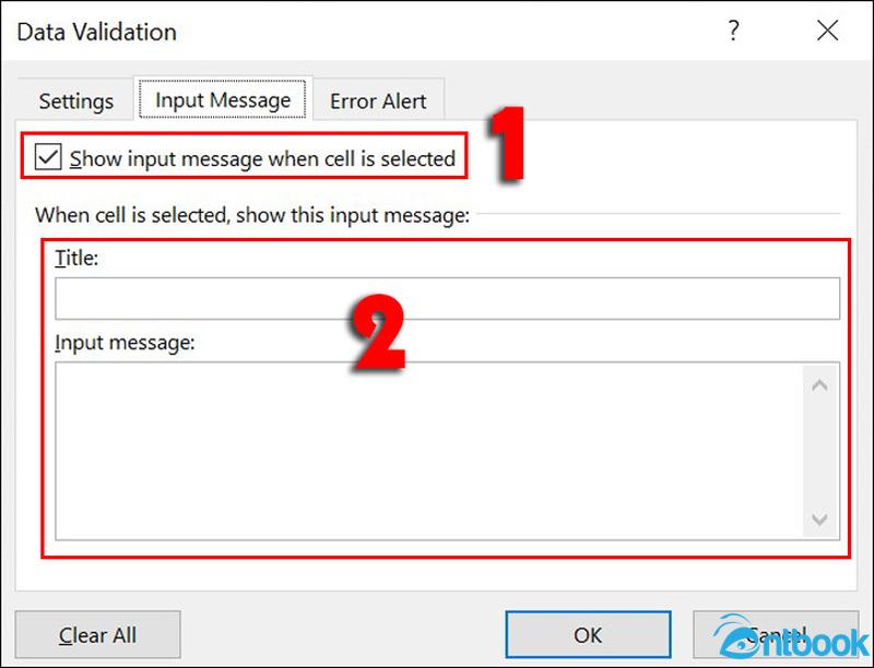 Data Validation trong Excel