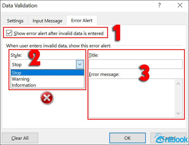 Data Validation trong Excel