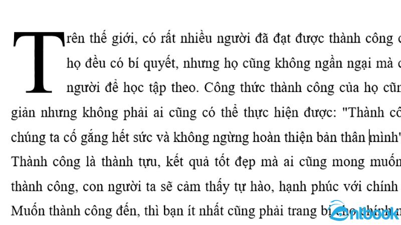 Drop Cap trong Word