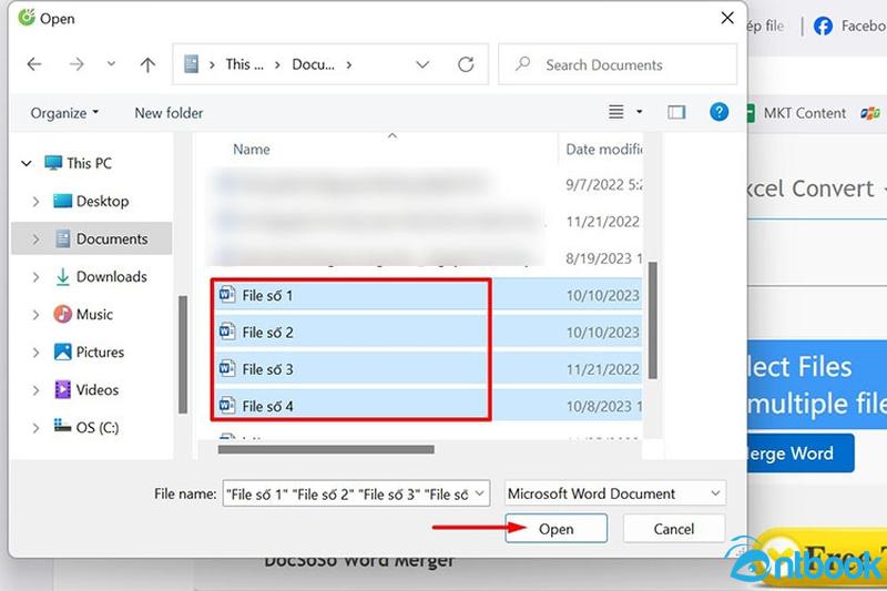 Gộp file Word