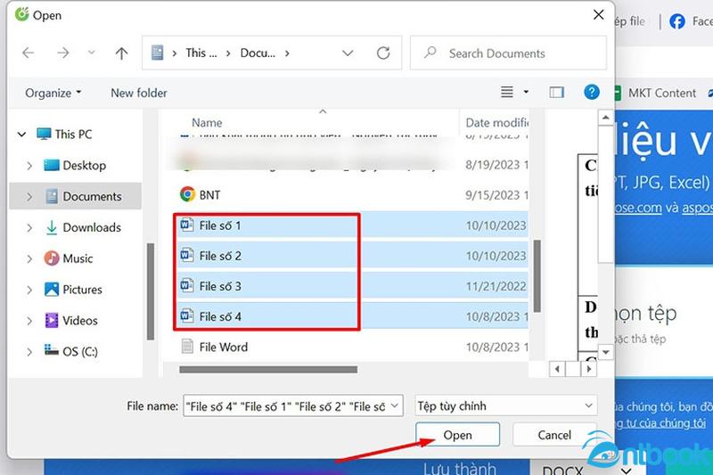 Gộp file Word