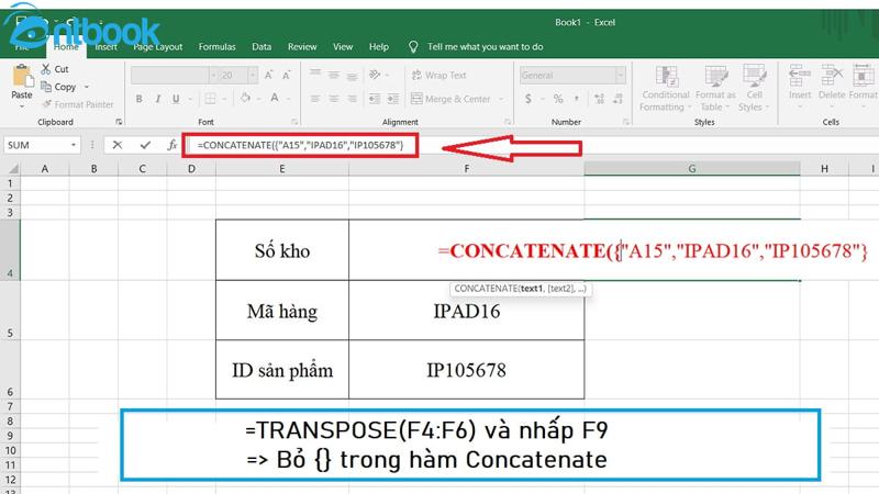 Hàm Concatenate