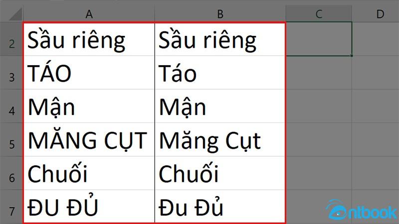 Hàm so sánh trong Excel