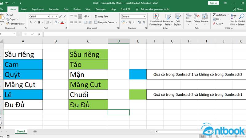Hàm so sánh trong Excel
