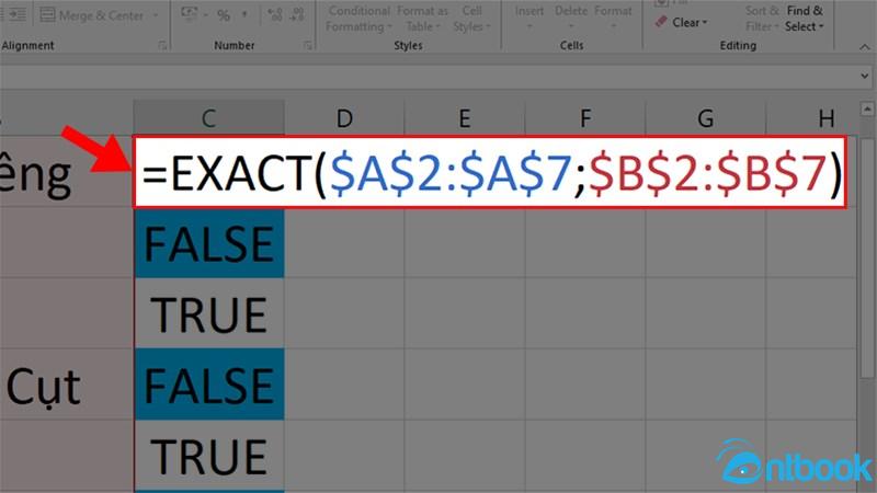 Hàm so sánh trong Excel
