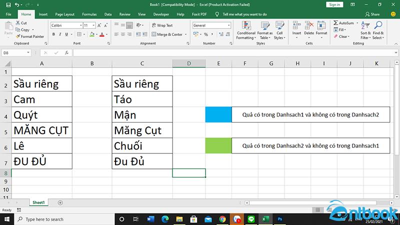 Hàm so sánh trong Excel