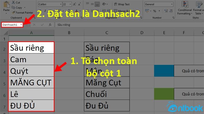 Hàm so sánh trong Excel