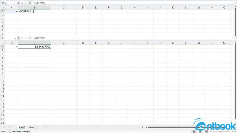 Hàm SQRT trong Excel