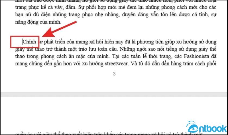 Cách ngắt trang trong Word