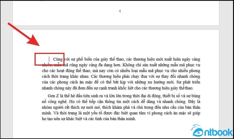 Cách ngắt trang trong Word