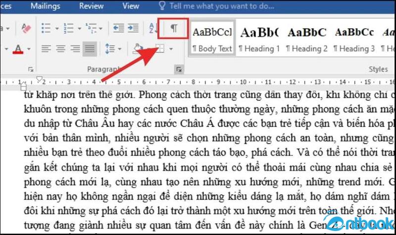 Cách ngắt trang trong Word