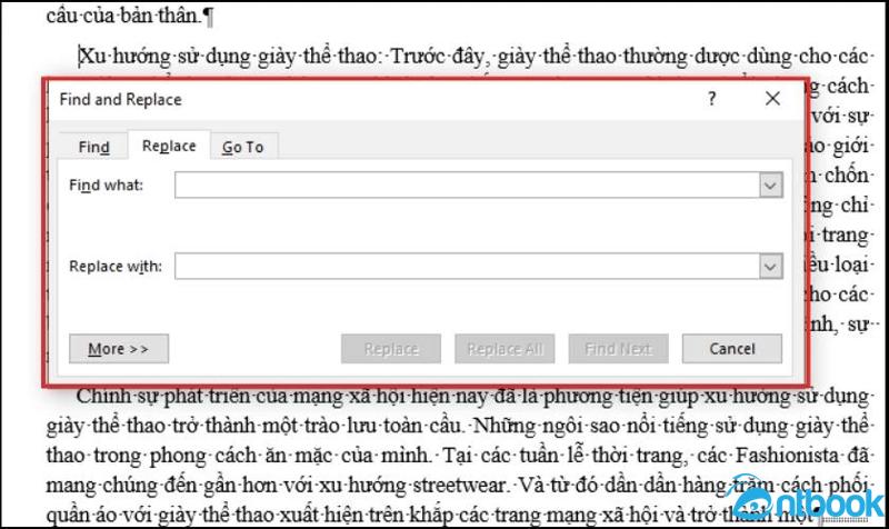 Cách ngắt trang trong Word