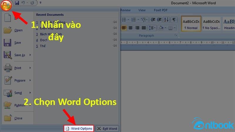 Lỗi dính chữ trong Word