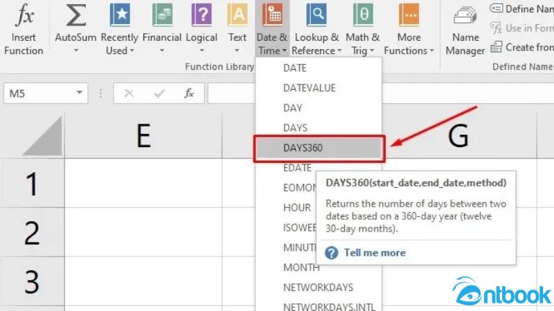 Tính số ngày trong Excel
