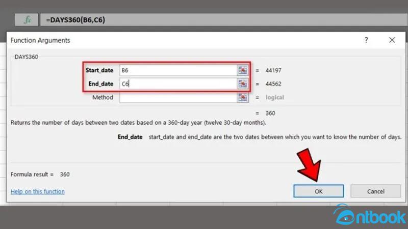 Tính số ngày trong Excel