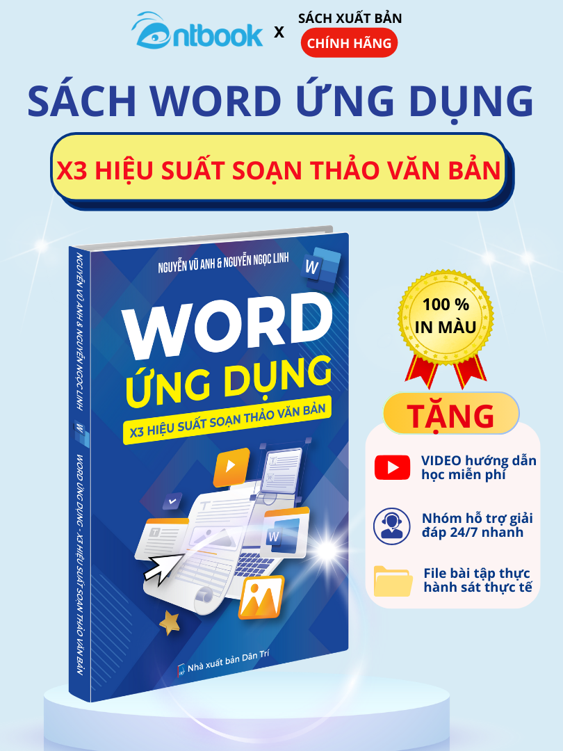 Sách Word Ứng Dụng X3 Hiệu Suất Soạn Thảo Văn Bản